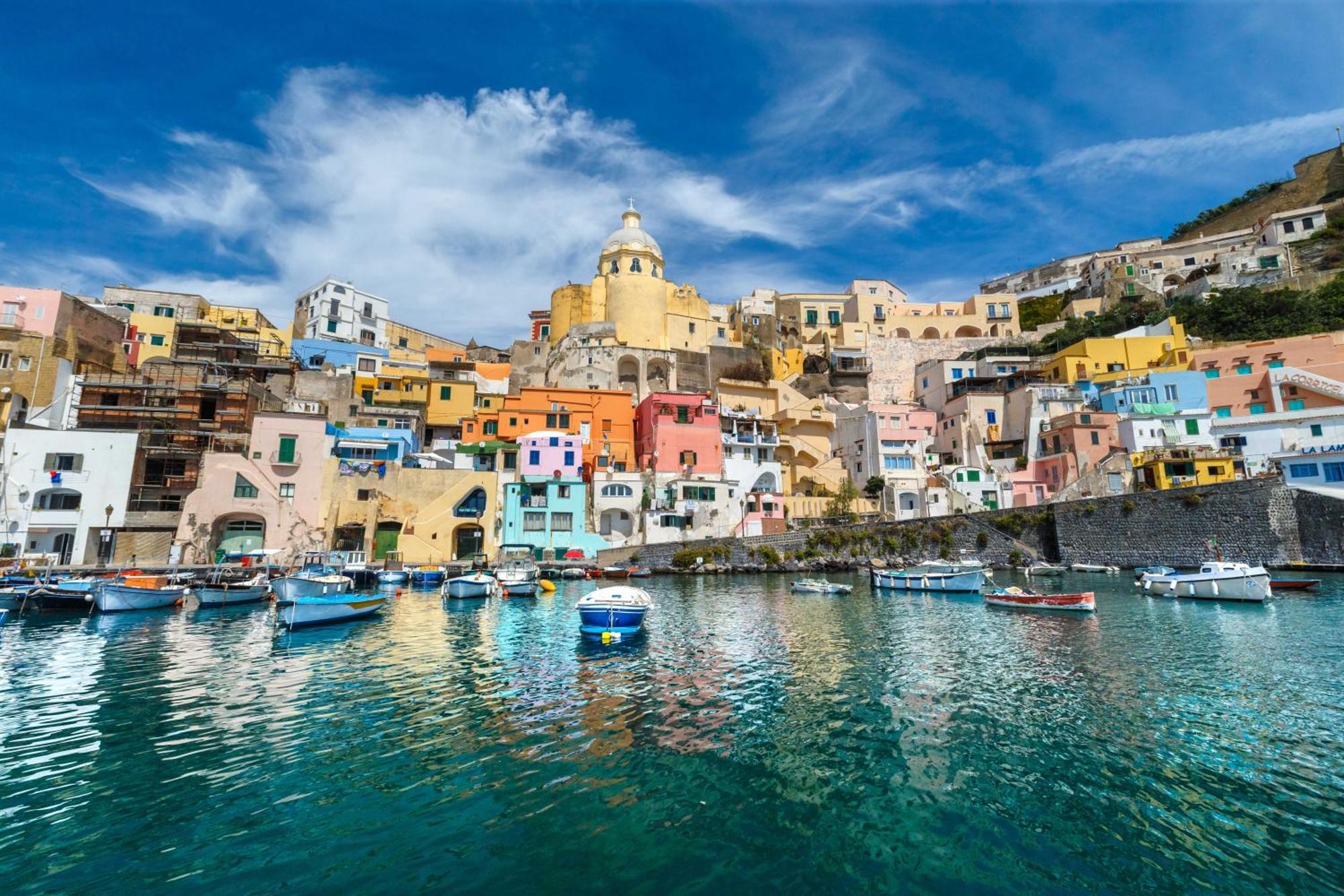 De Lamartine A Marina Di Corricella Procida Ngoại thất bức ảnh